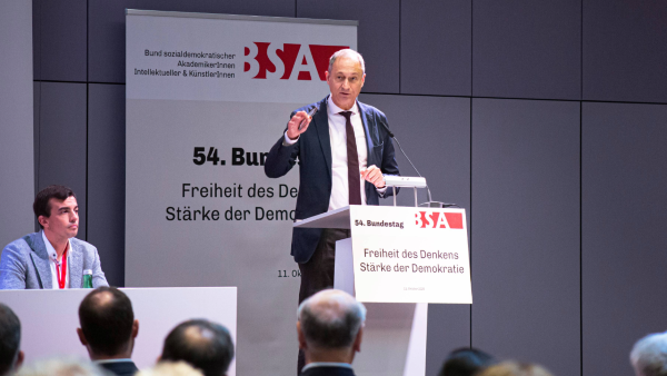 BSA Präsident Mailath Pokorny am 54. Bundestag des BSA (Foto: BSA)